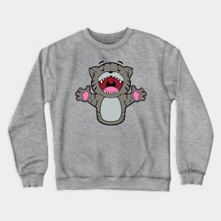 Happy Tiger (Gray) Crewneck Sweatshirt